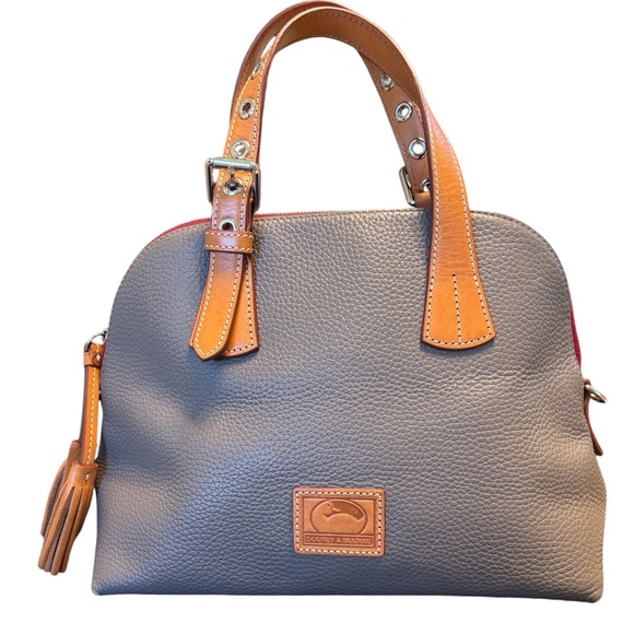 Dooney and Bourke purse in Elephant pebbled leather. - Picture 1 of 7